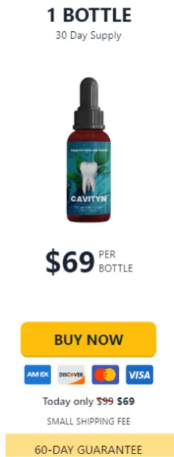 Cavityn--1-bottle-price-Just-$69/Bottle-Only!